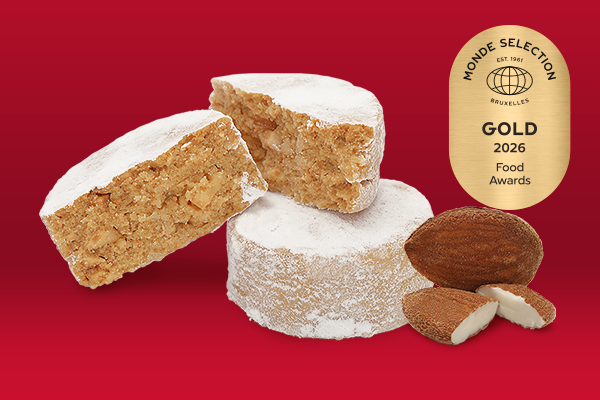 Mantecados con almendras de Casa Ávalos, Gold Quality Award de Monde Selection 2026