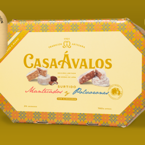 SURTIDO MANTECADOS CON ALMENDRAS Y POLVORONES